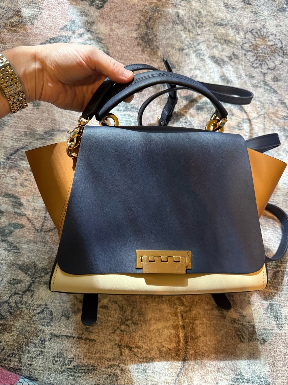 Zac Posen Eartha top handle convertible satchel